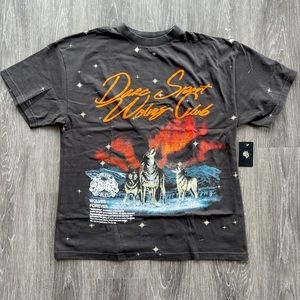 Darc Sport Heavens Above Premium Vintage Oversized Tee in Wolf Gray - Large